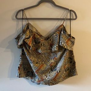 Beautiful aztec top by Lucky Brand